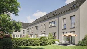 Außenperspektive Wir14 Rüsselsheim Neubau