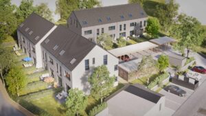 Außenperspektive Wir14 Rüsselsheim Neubau