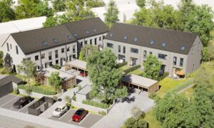 Außenperspektive Wir14 Rüsselsheim Neubau