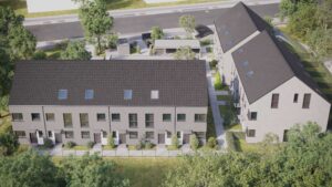 Aussenperspektive Wir14 Rüsselsheim Neubau