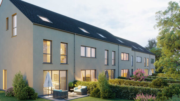 Außenperspektive Wir14 Rüsselsheim Neubau