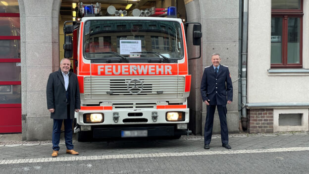 Spendenübergabe Feuerwehr Leipzig-Ost